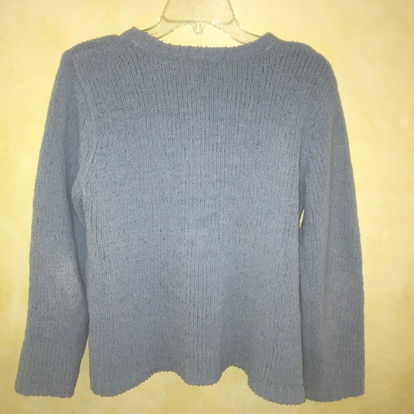 Plush Light Blue Sweater - Picture 2 of 2